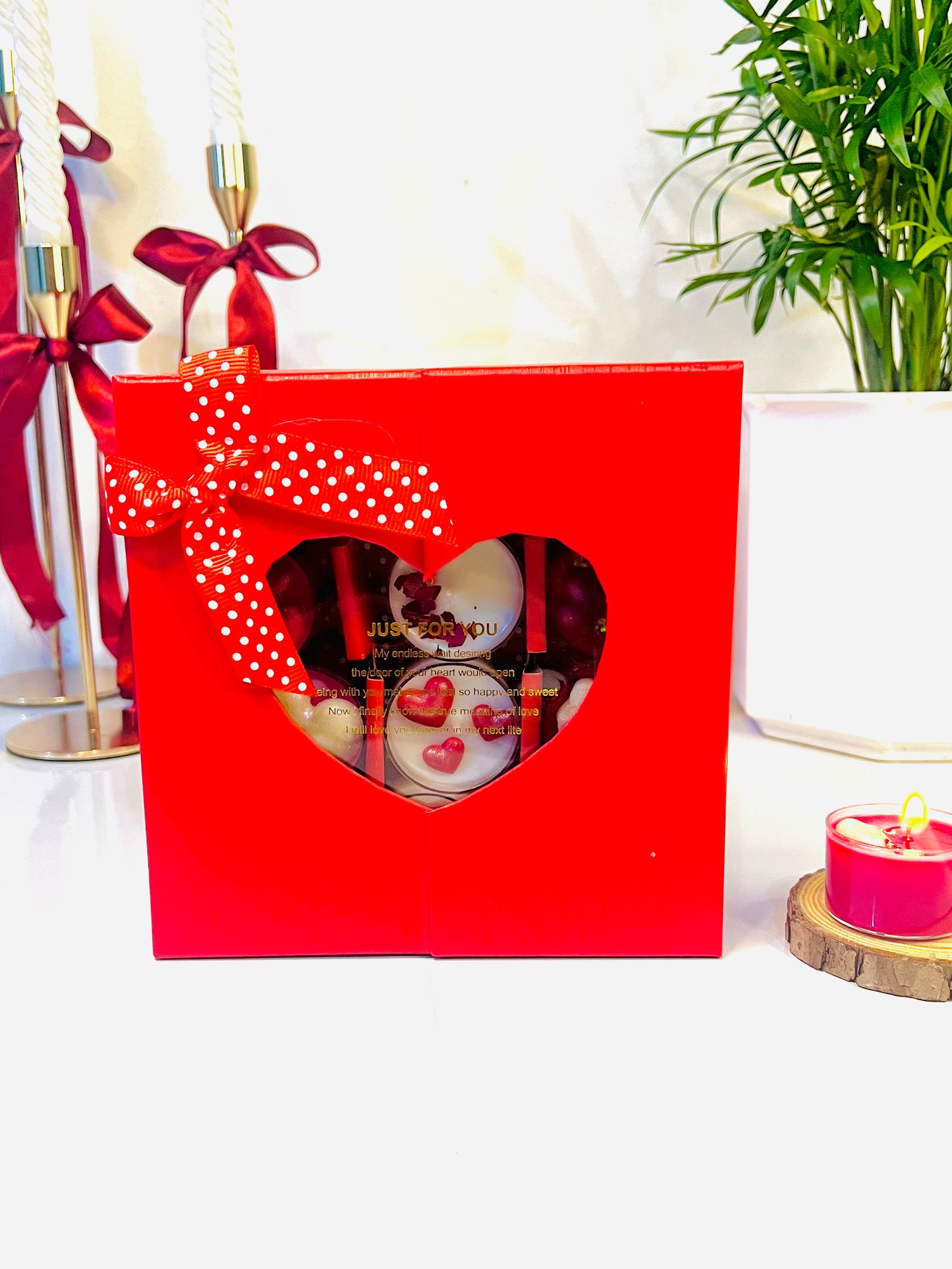 Sweet Heart Tealight Candles