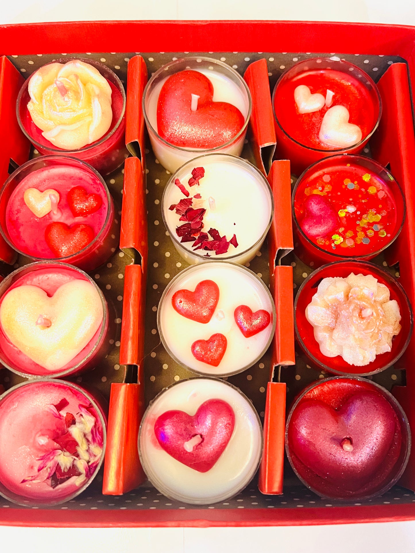 Sweet Heart Tealight Candles