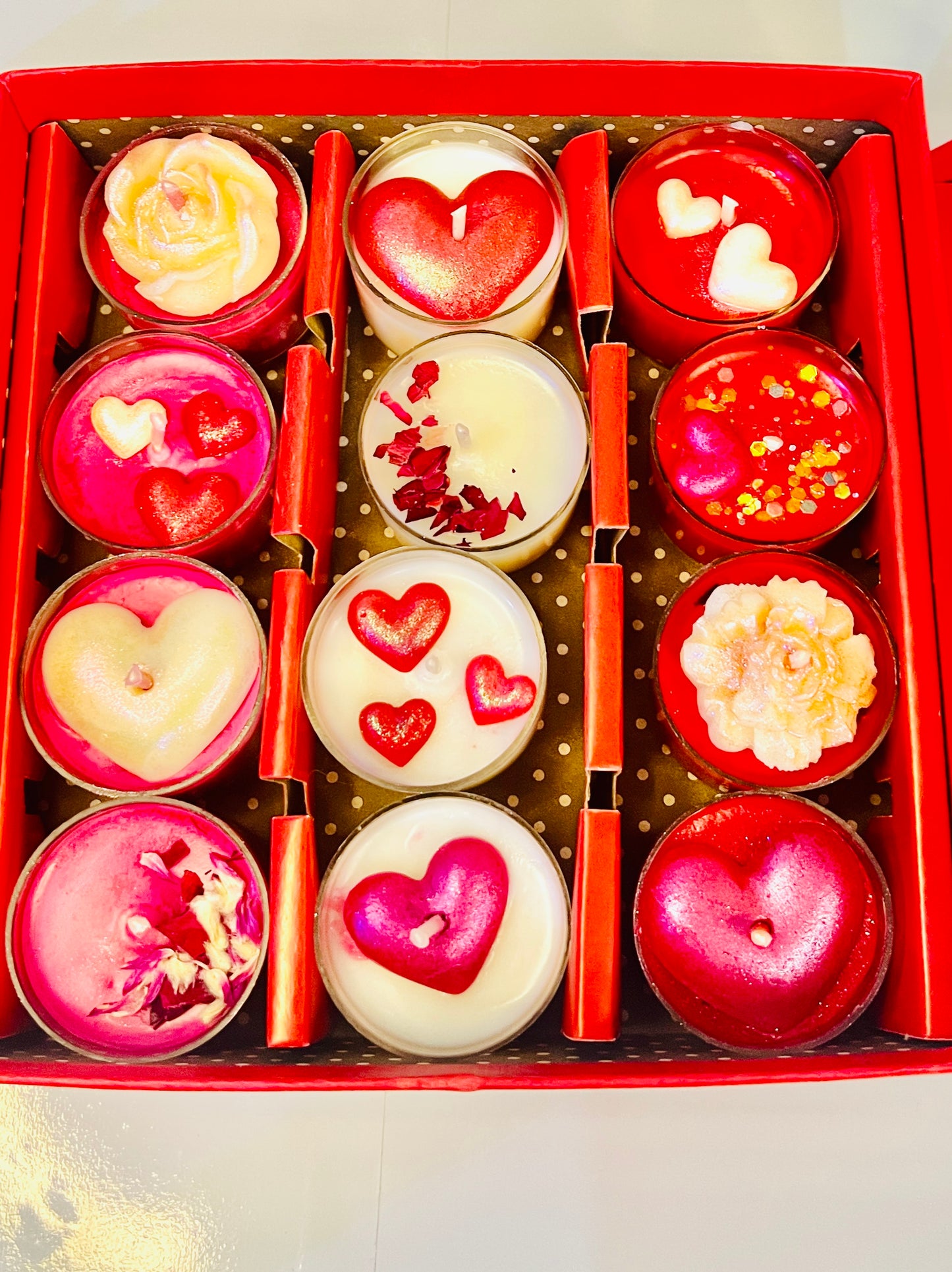 Sweet Heart Tealight Candles